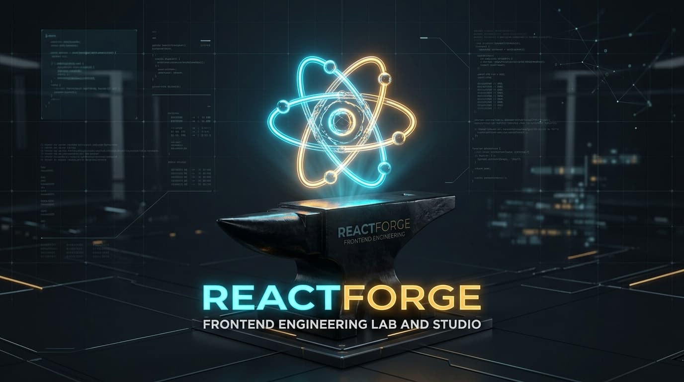 ReactForge — Frontend Engineering Lab & Studio
